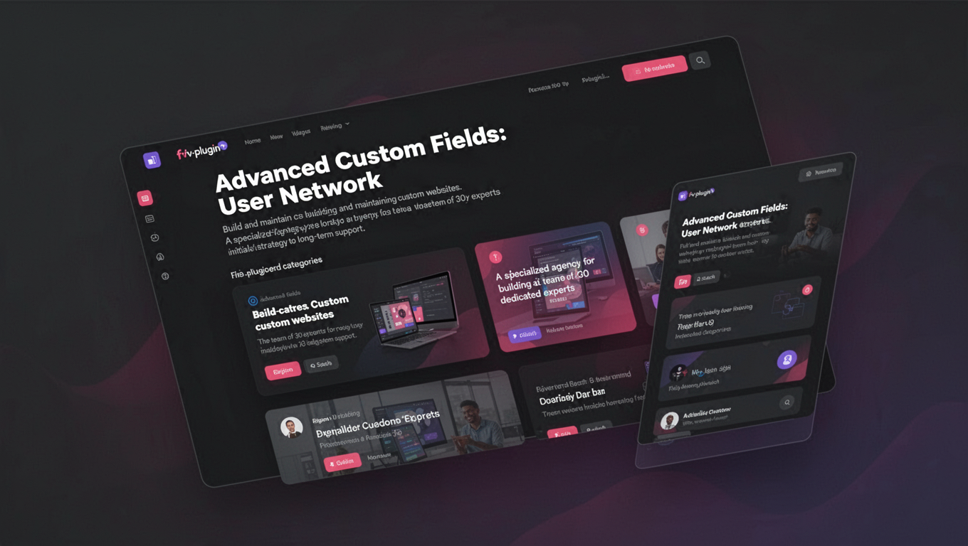Preview of Advanced Custom Fields: User Network