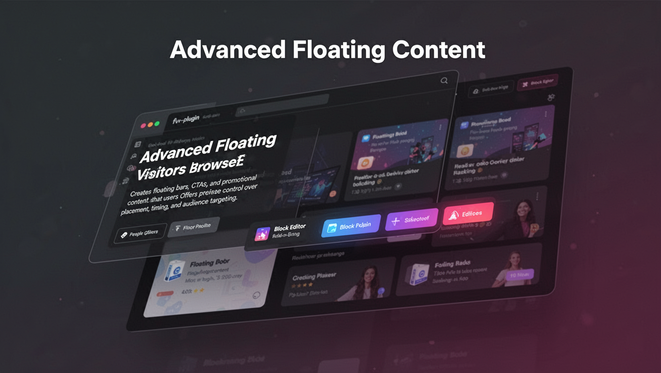 Preview of Advanced Floating Content