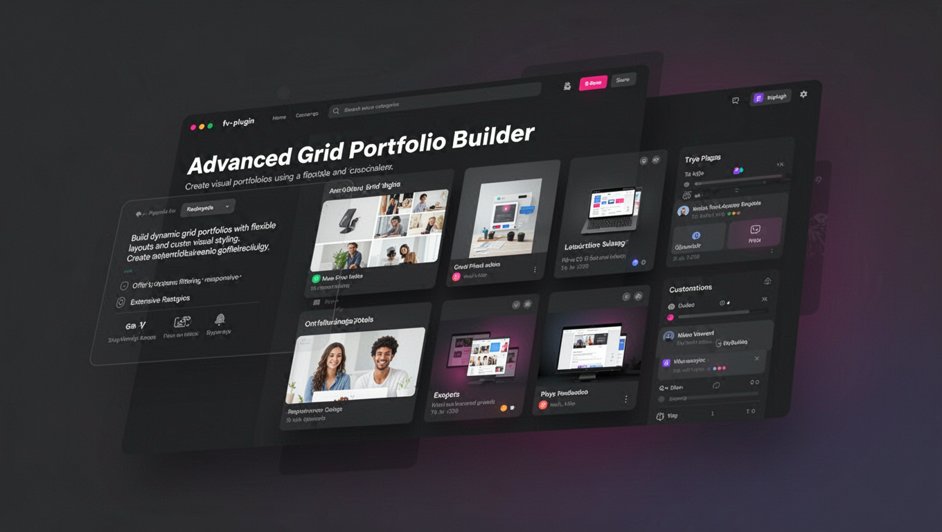 Preview of Advanced Grid Portfolio Builder