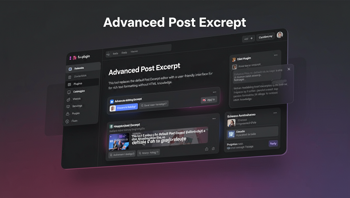 Preview of Advanced Post Excerpt