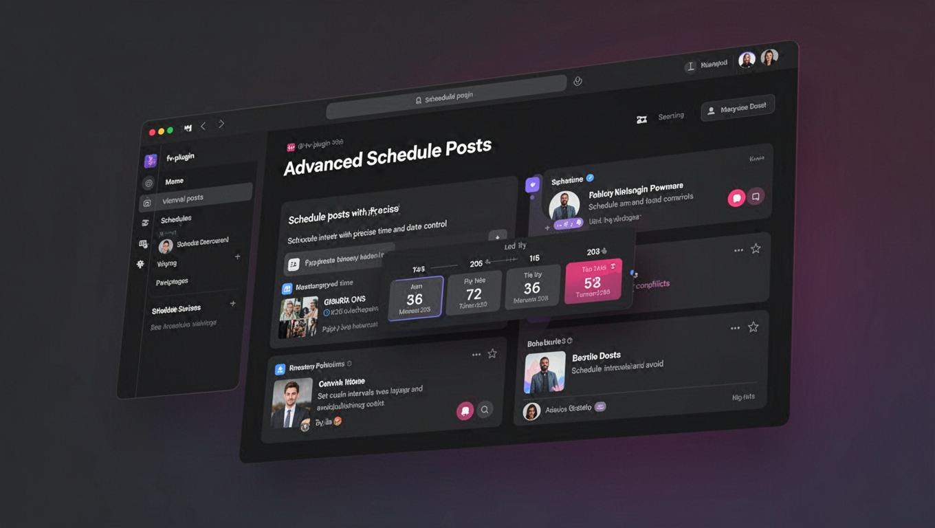 Preview of Advanced Schedule Posts