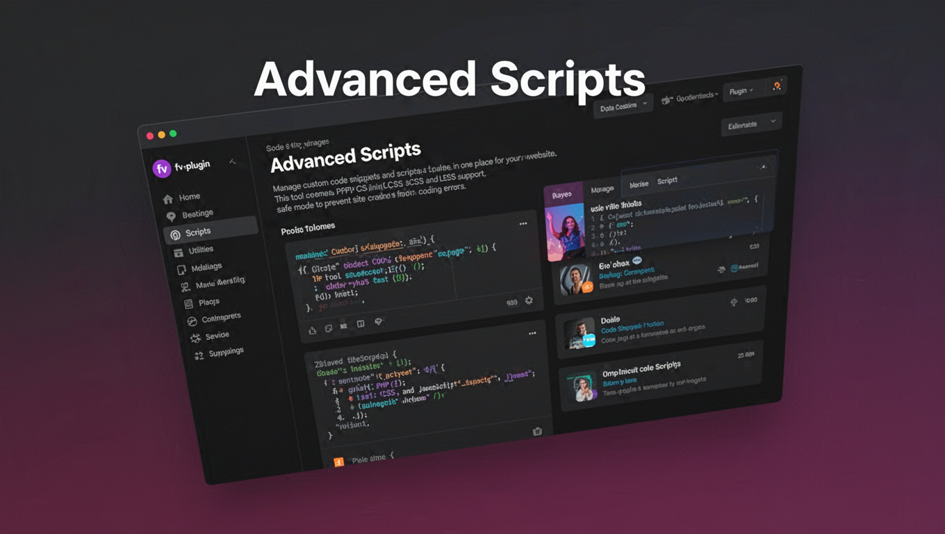 Preview of Advanced Scripts