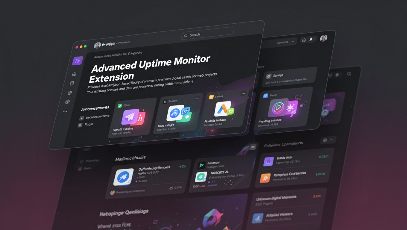 Preview of Advanced Uptime Monitor Extension