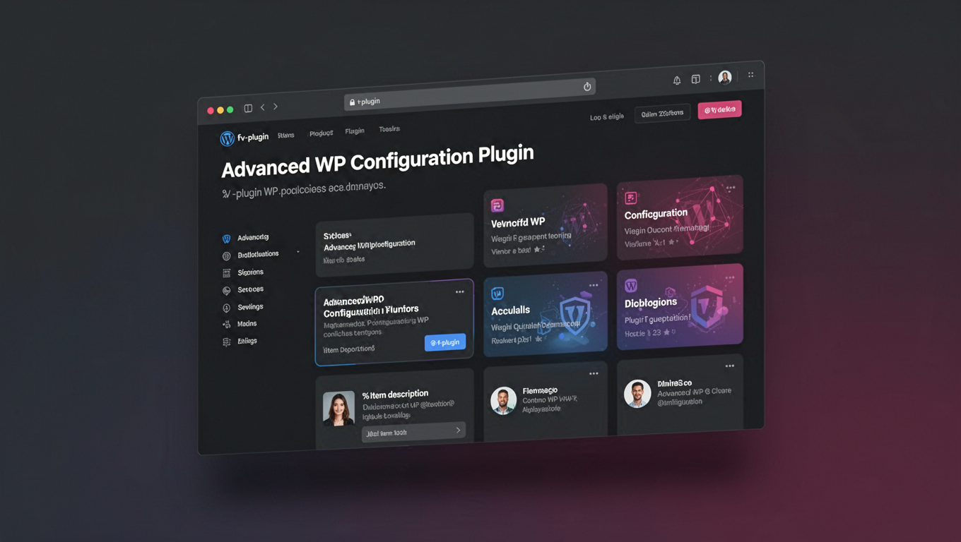 Preview of Advanced WP Configuration Plugin