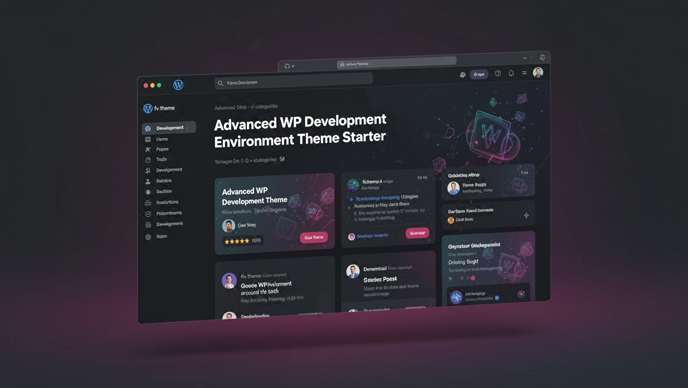 Preview of Advanced WP Development Environment Theme Starter