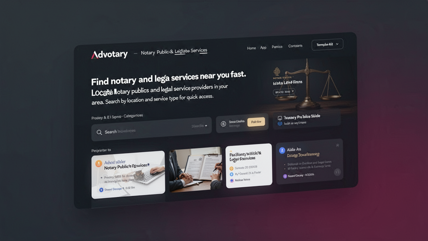 Preview of Advotary - Notary Public & Legal Services