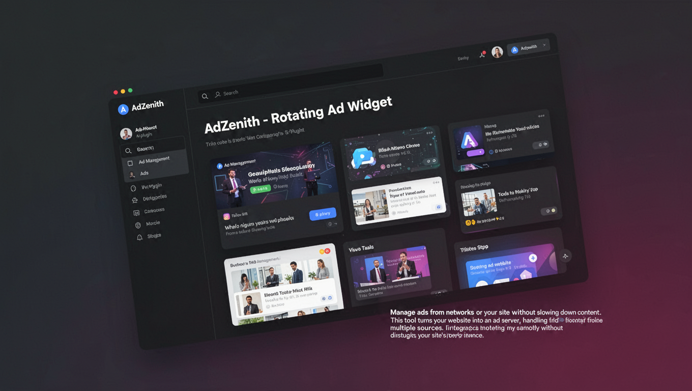 Preview of AdZenith - Rotating Ad Widget