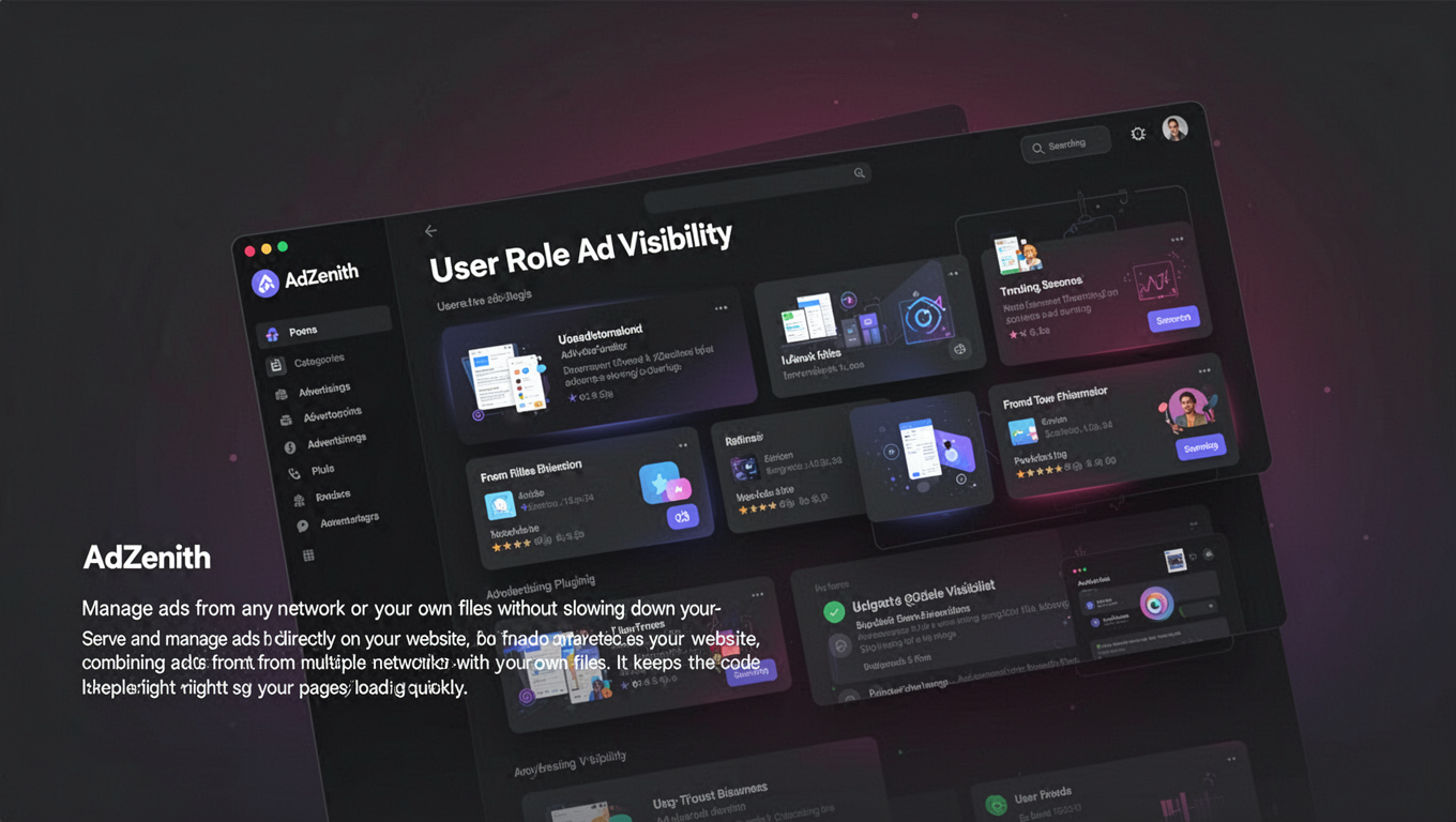 Preview of AdZenith - User Role Ad Visibility