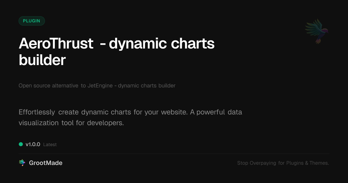 AeroThrust - dynamic charts builder