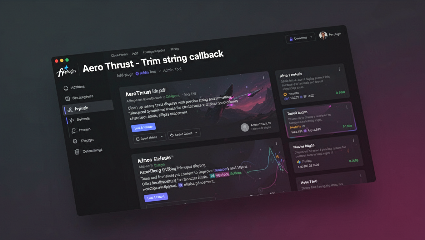 Preview of AeroThrust - Trim string callback