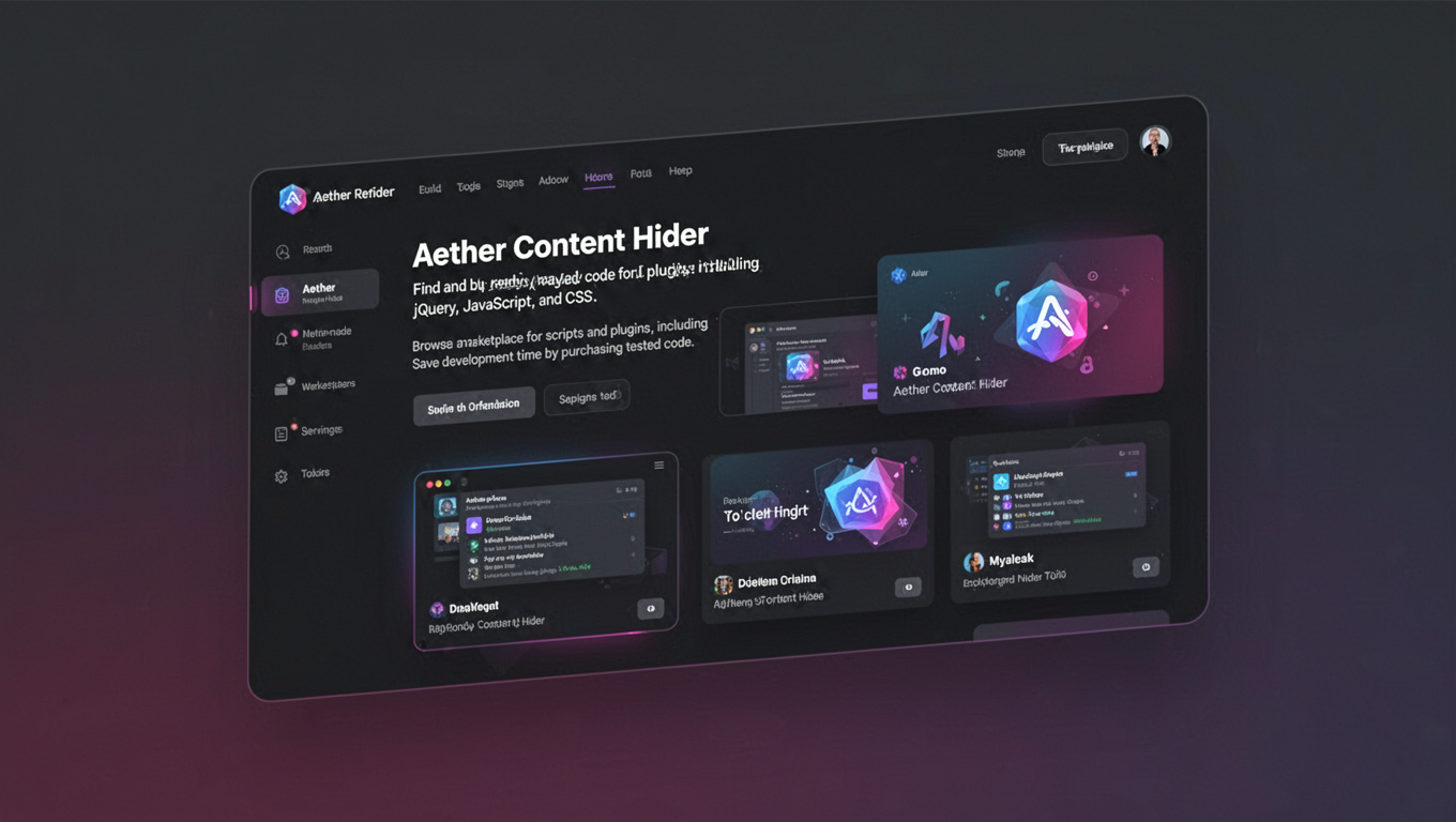 Preview of Aether Content Hider