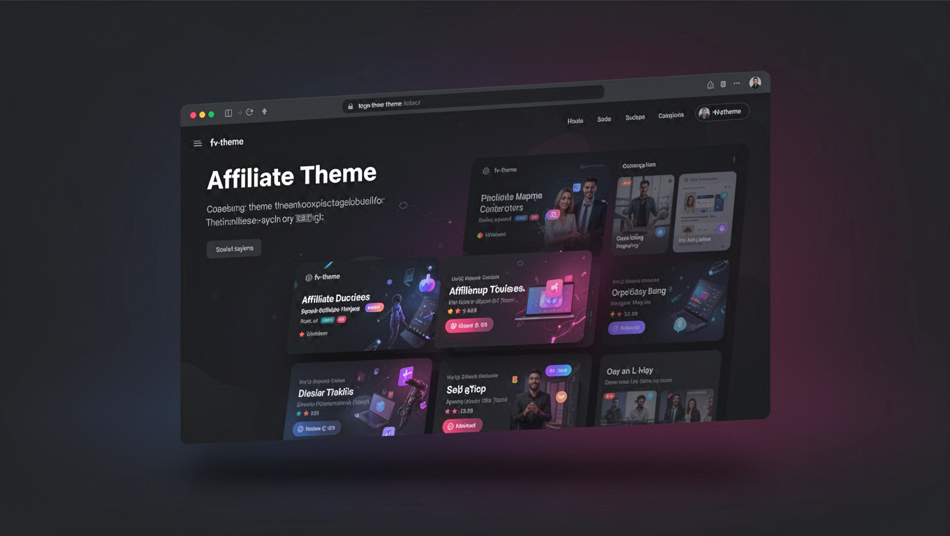 Preview of Affiliate Theme