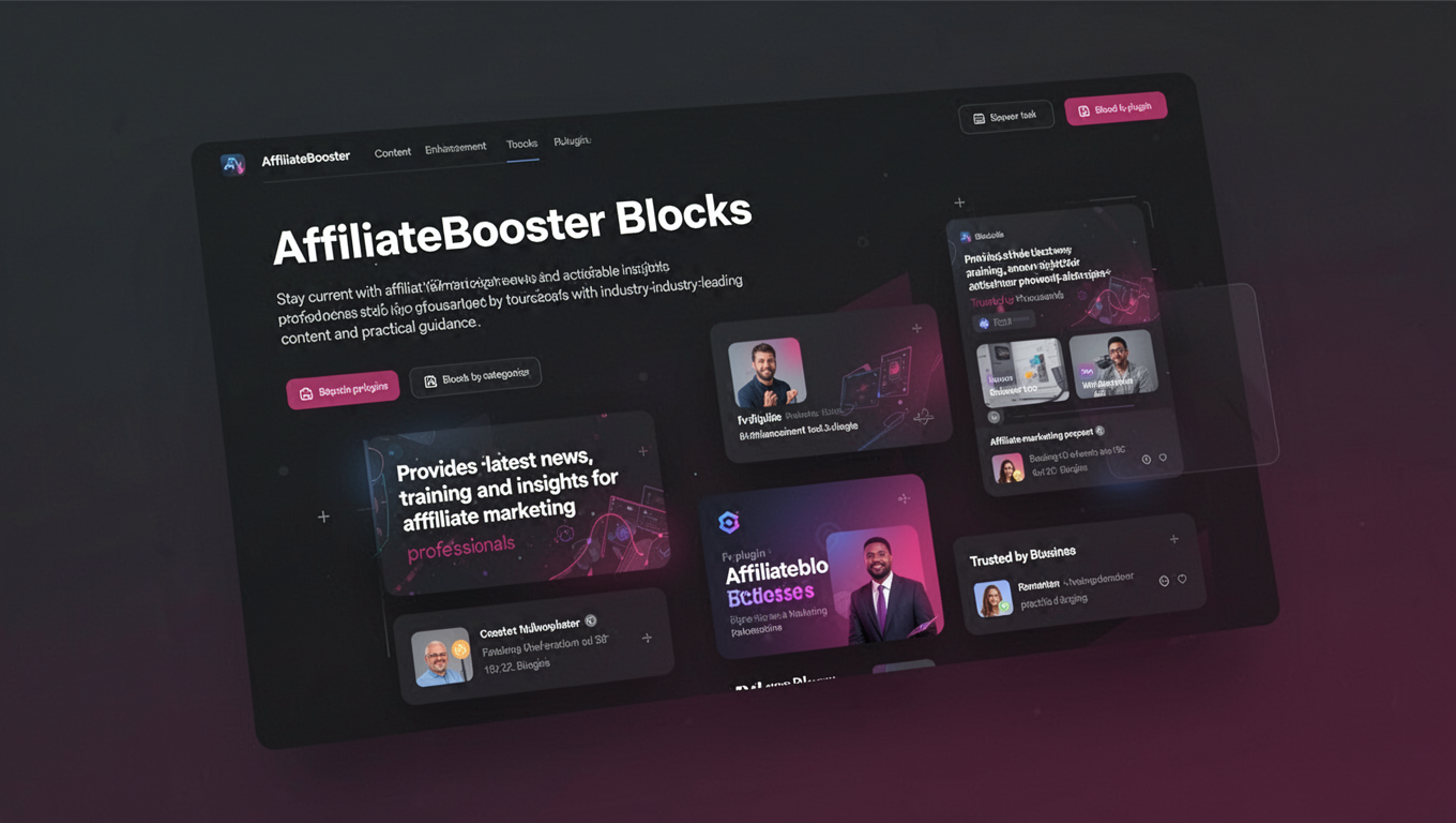 Preview of AffiliateBooster Blocks