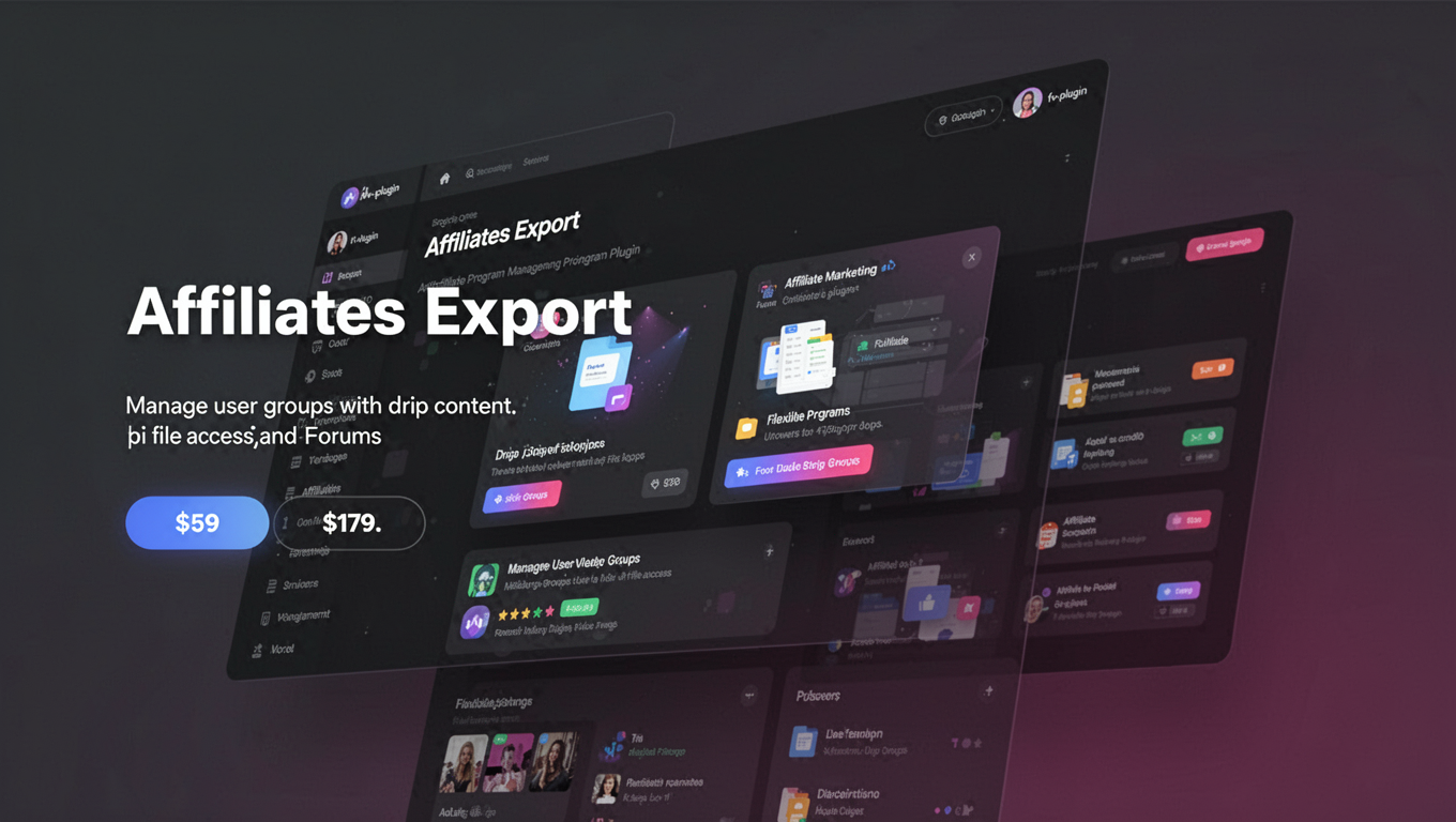Preview of Affiliates Export
