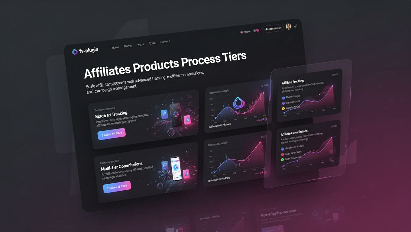 Preview of Affiliates Products Process Tiers