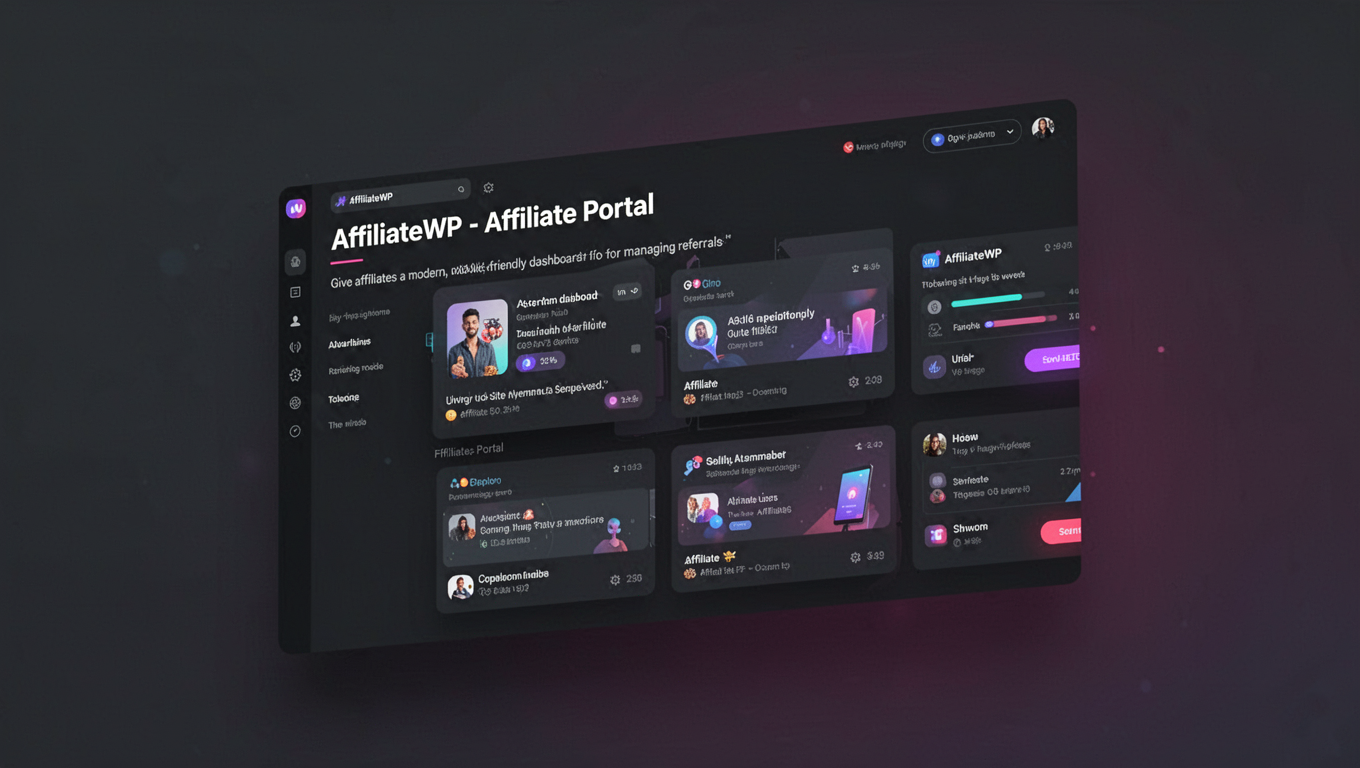 Preview of AffiliateWP - Affiliate Portal