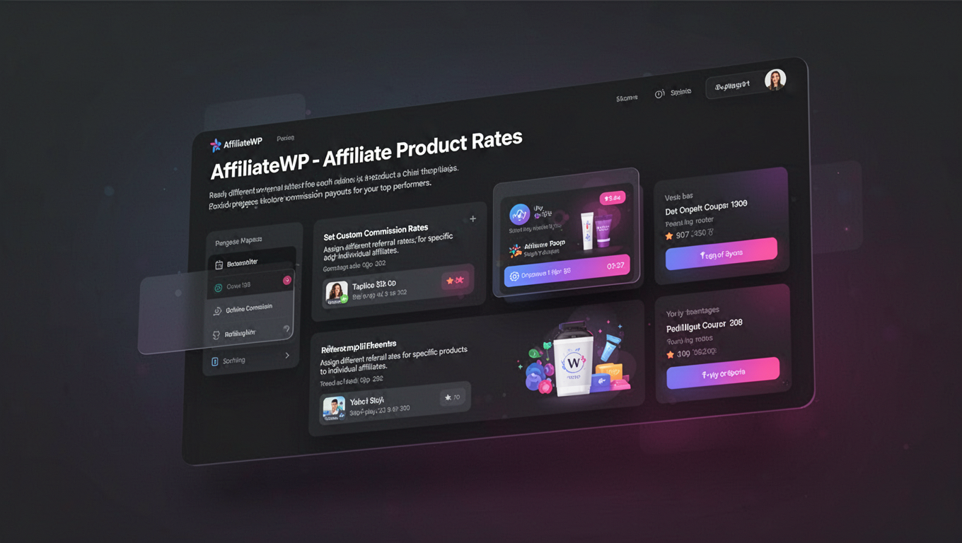 Preview of AffiliateWP - Affiliate Product Rates