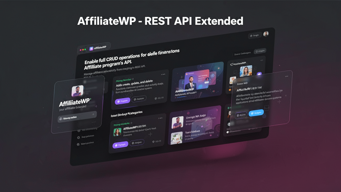 Preview of AffiliateWP - REST API Extended