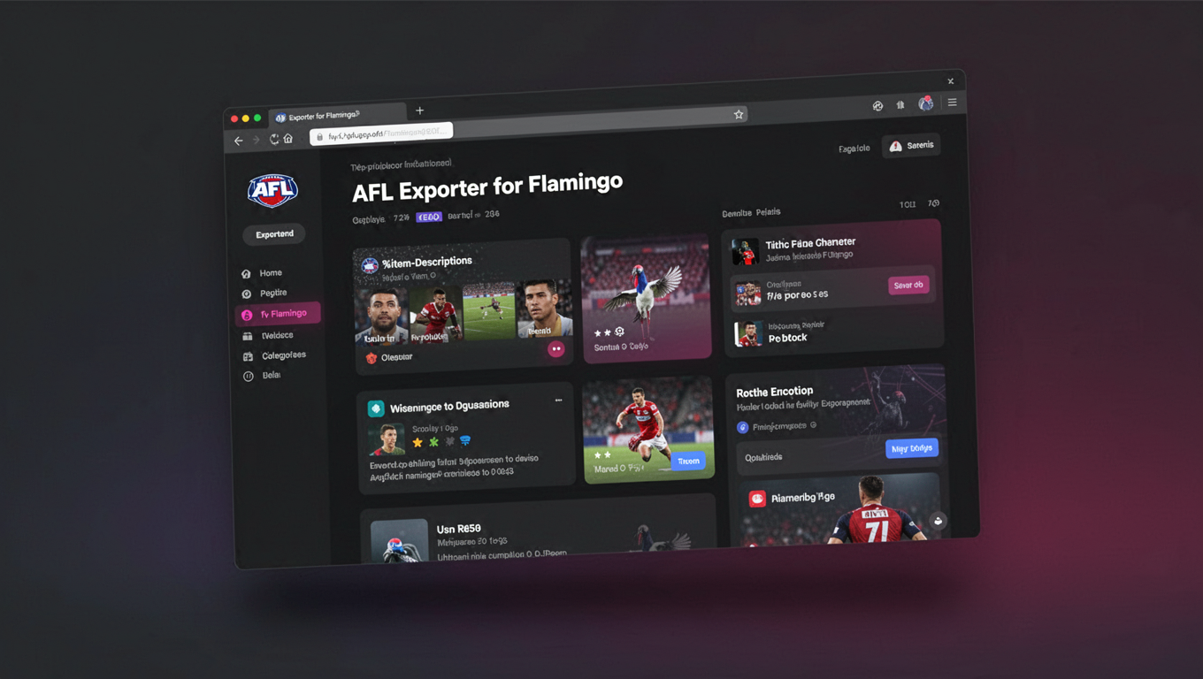 Preview of AFL Exporter for Flamingo
