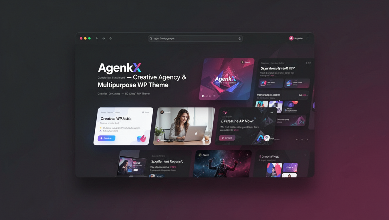 Preview of AgenkX – Creative Agency & Multipurpose WP Theme