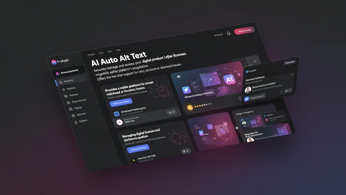 Preview of AI Auto Alt Text Generator