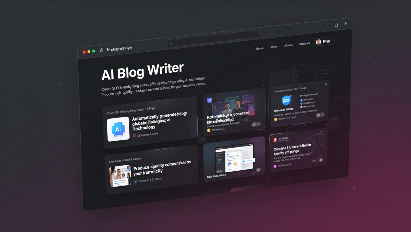 Preview of AI Blog Writer