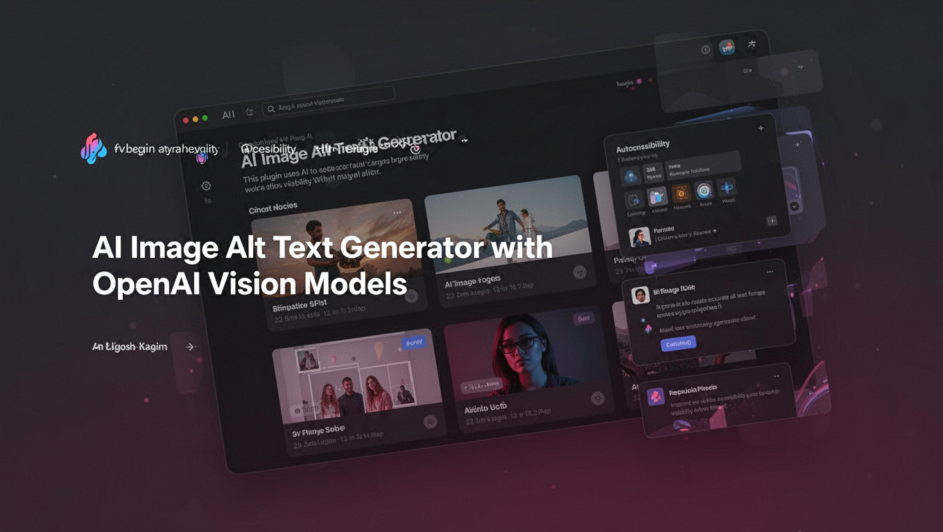 Preview of AI Image Alt Text Generator with OpenAI Vision Models