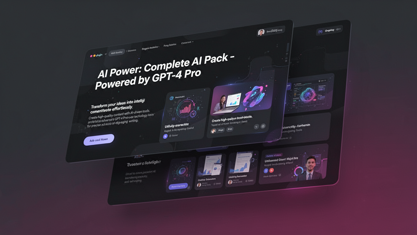 Preview of AI Power: Complete AI Pack - Powered by GPT-4 Pro
