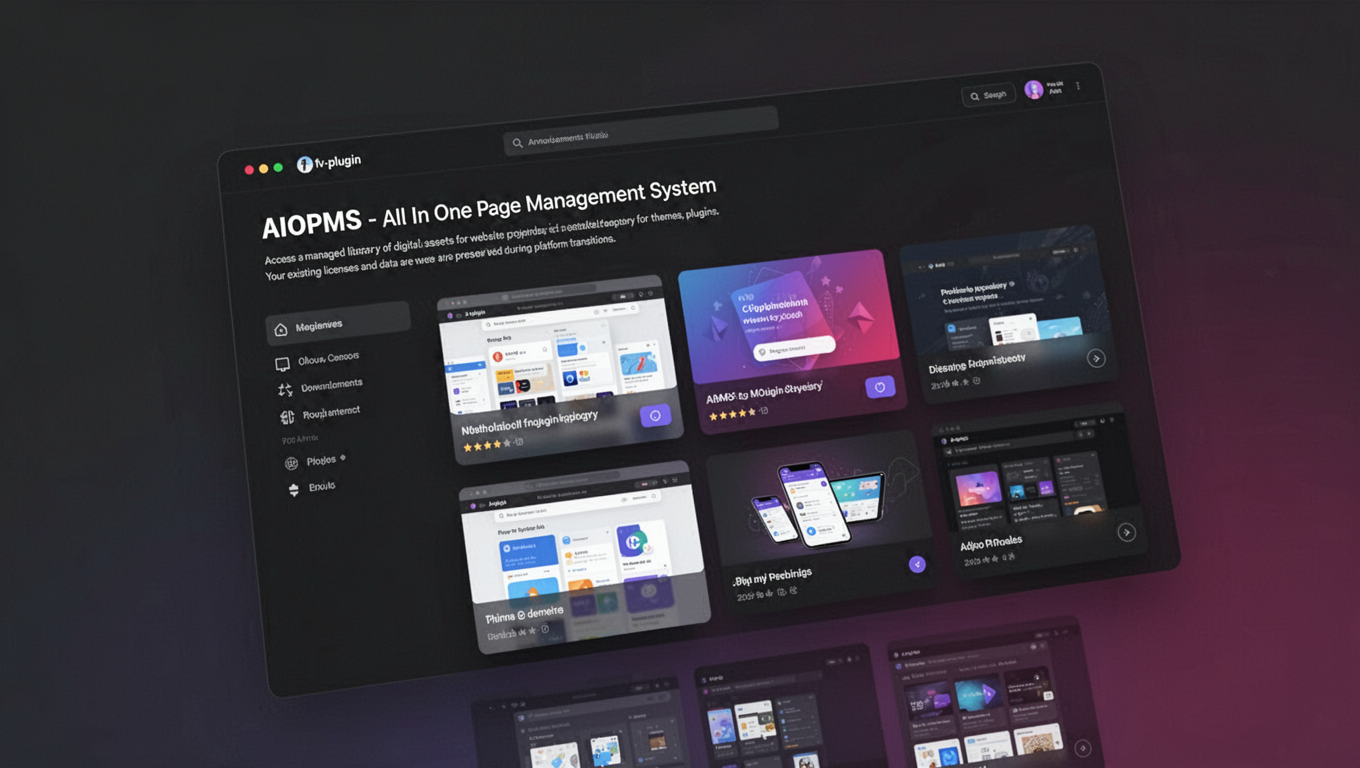 Preview of AIOPMS - All In One Page Management System