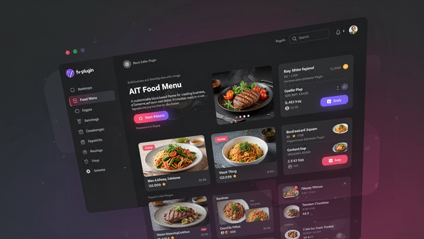 Preview of AIT Food Menu