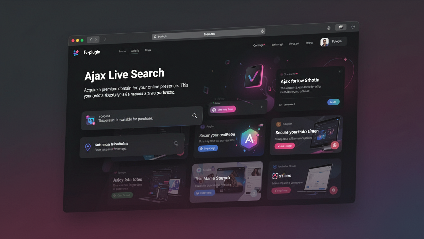 Preview of Ajax Live Search