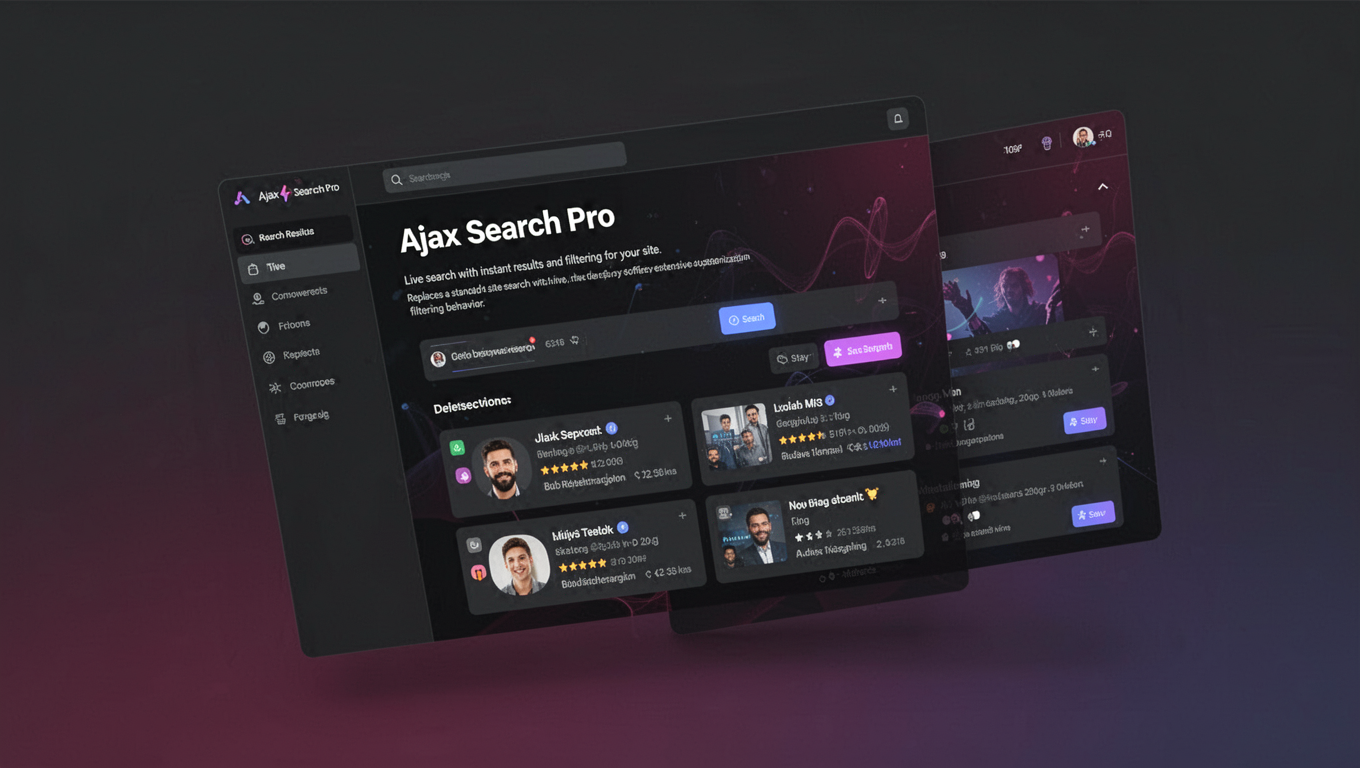 Preview of Ajax Search Pro