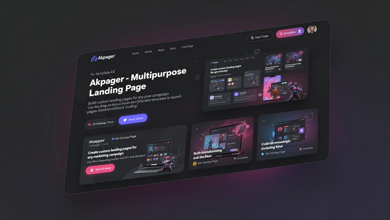 Preview of Akpager - Multipurpose Landing Page