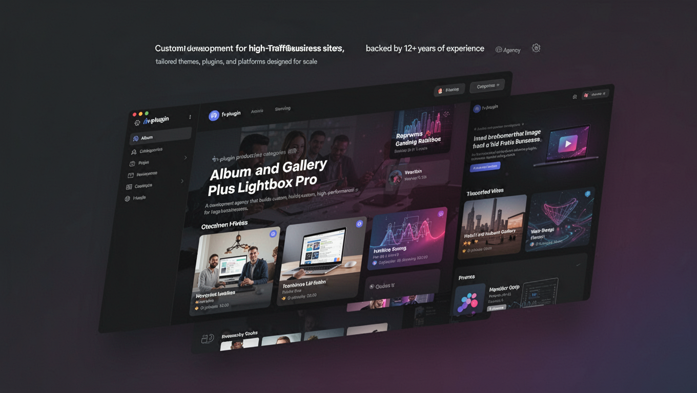 Preview of Album and Image Gallery Plus Lightbox Pro