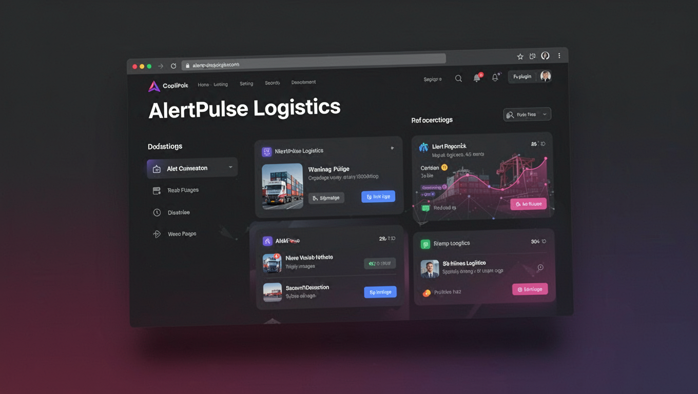 Preview of AlertPulse Logistics