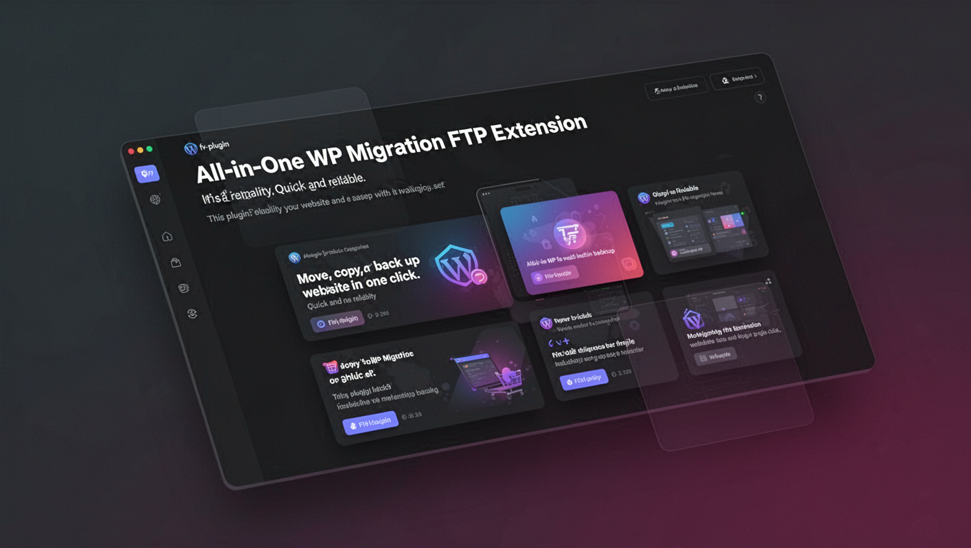 Preview of All-in-One WP Migration FTP Extension