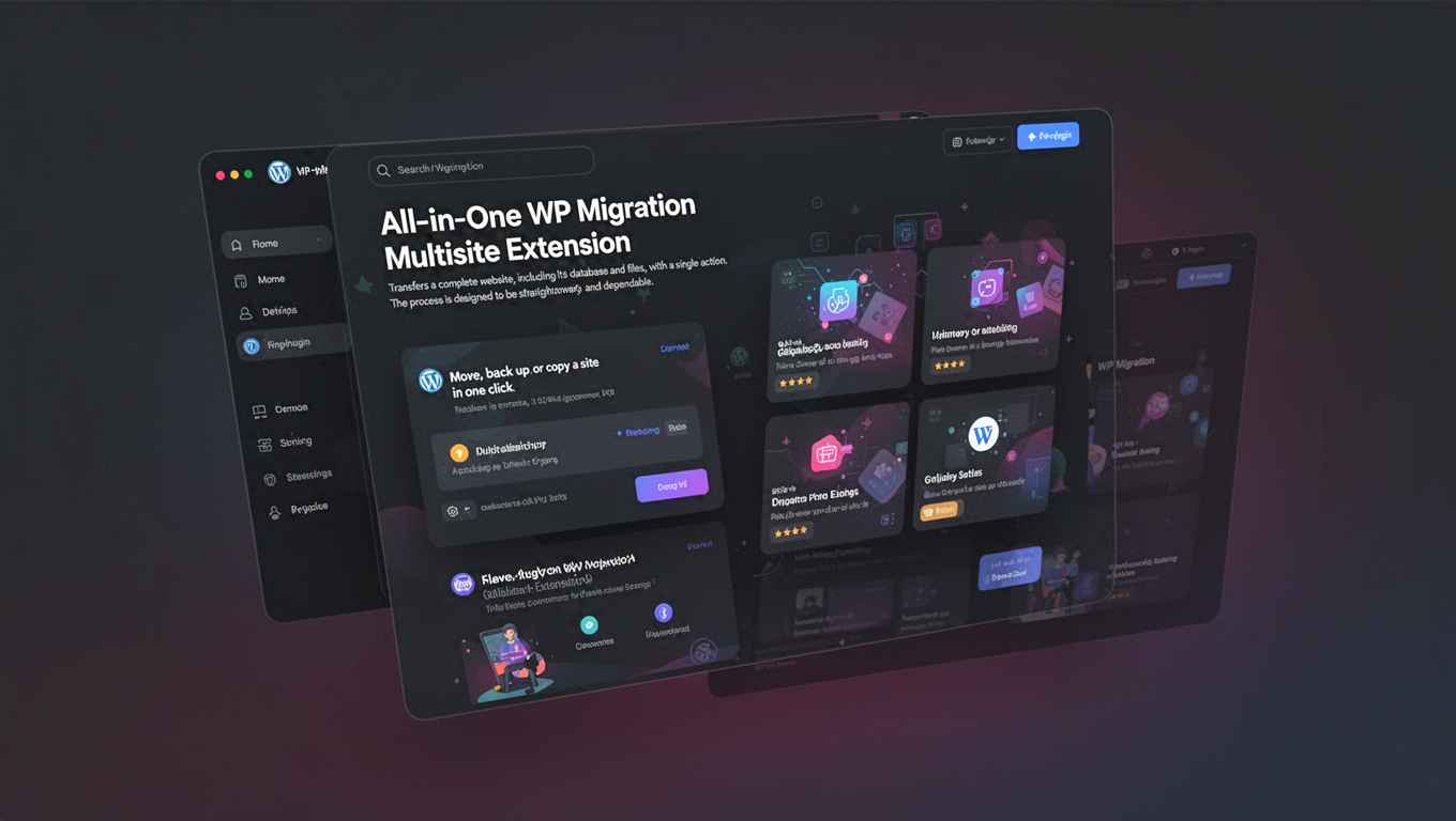 Preview of All-in-One WP Migration Multisite Extension