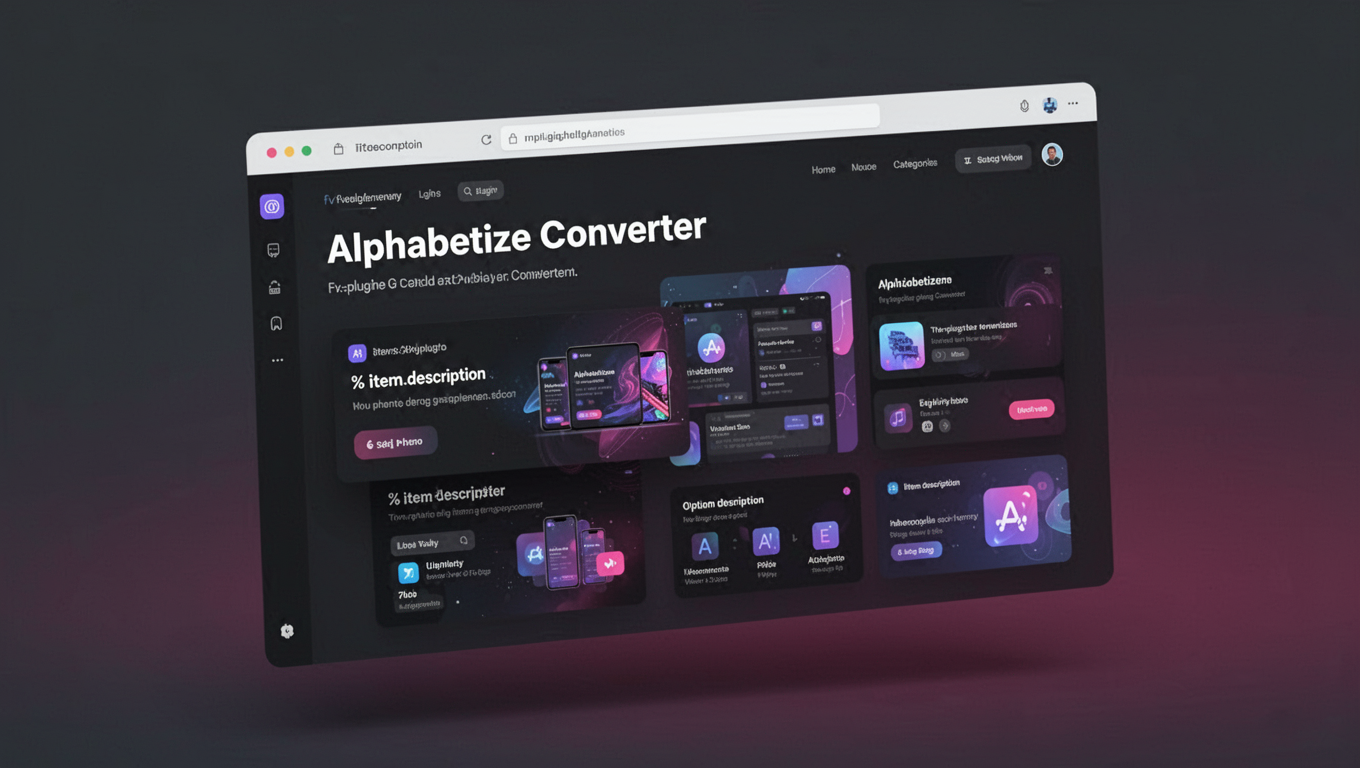 Preview of Alphabetize Converter