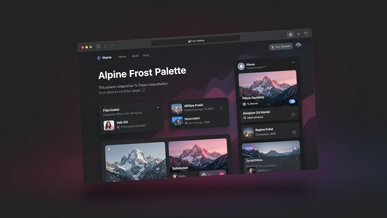Preview of Alpine Frost Palette