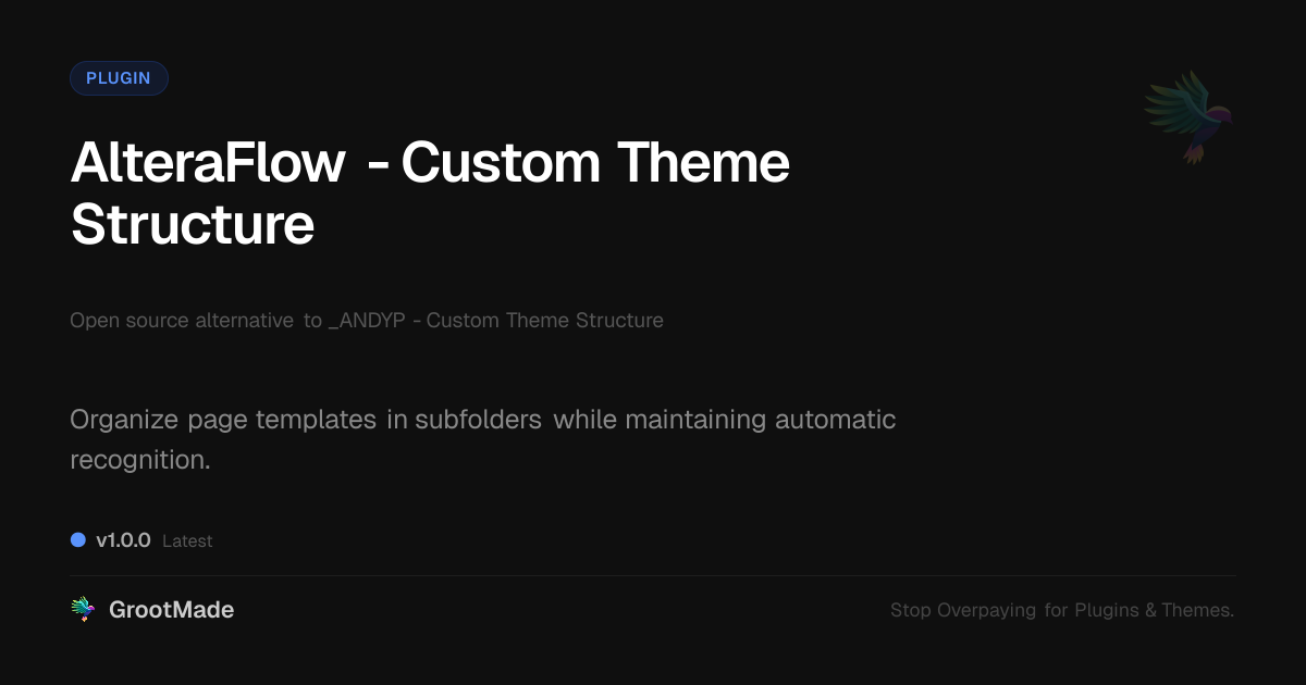 Preview of AlteraFlow - Custom Theme Structure