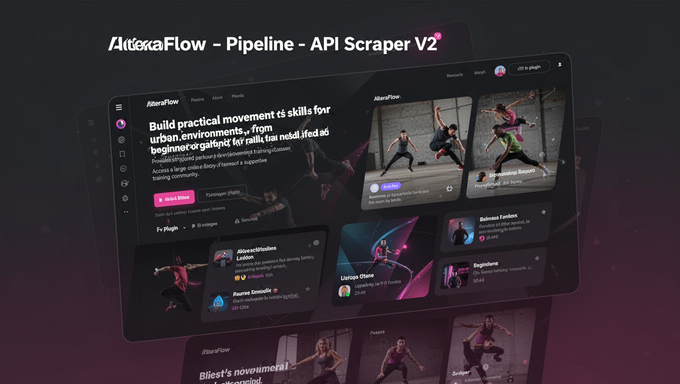 Preview of AlteraFlow - Pipeline - API Scraper V2