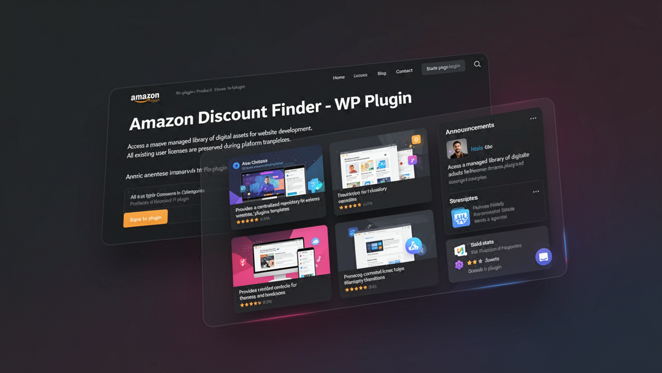 Preview of Amazon Discount Finder - WP Plugin