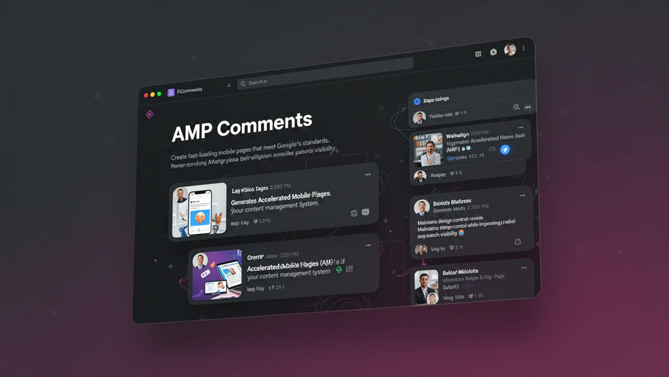 Preview of AMP Comments