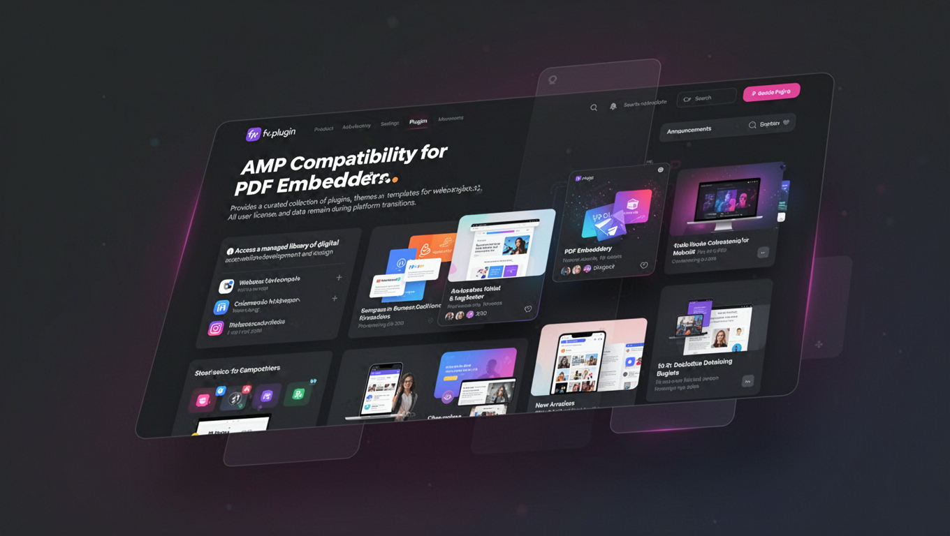 Preview of AMP compatibility for PDF Embedder.