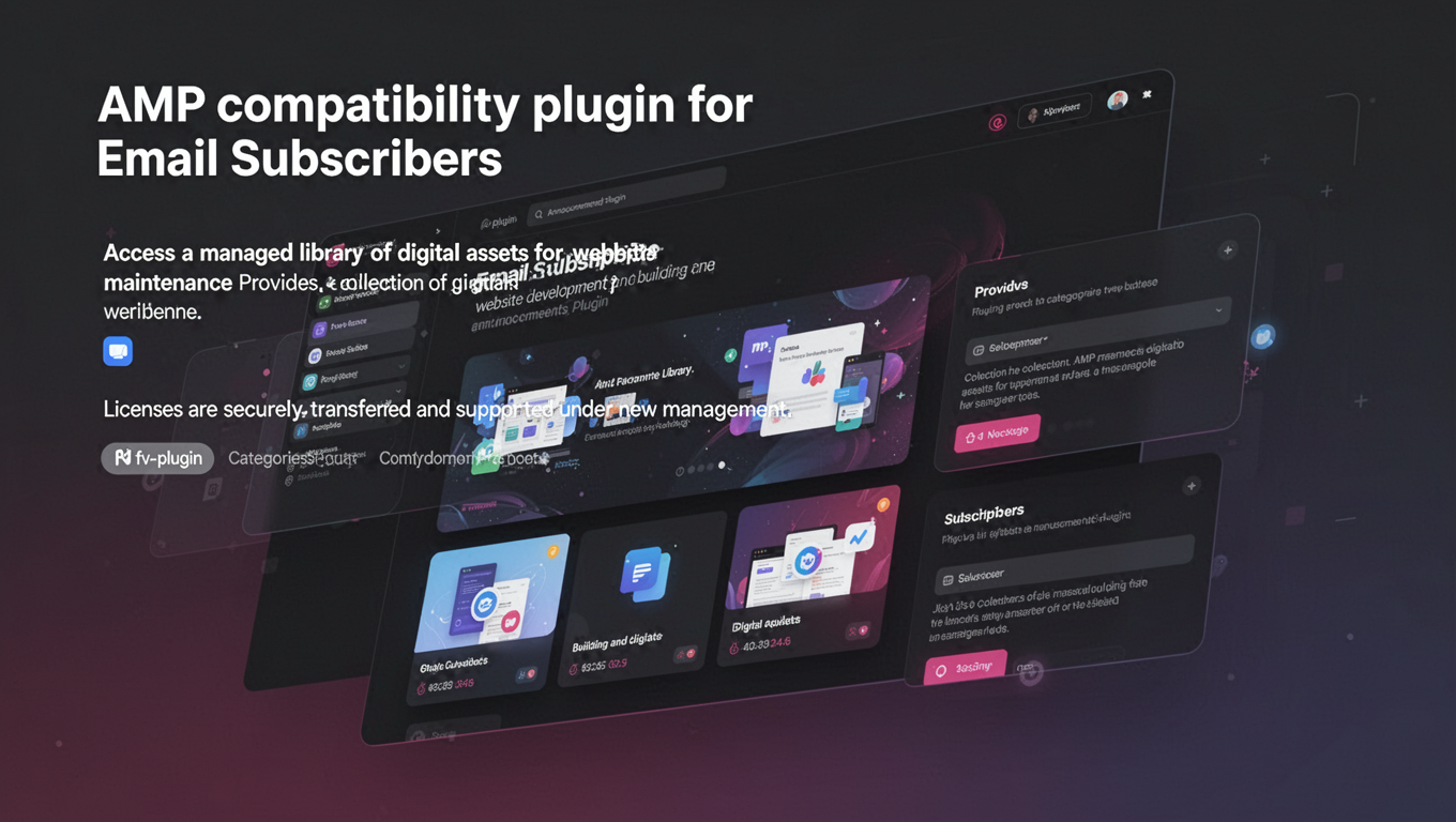 Preview of AMP compatibility plugin for Email Subscribers