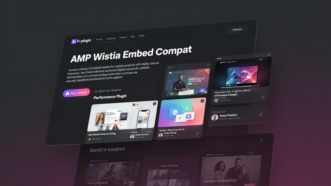 Preview of AMP Wistia Embed Compat