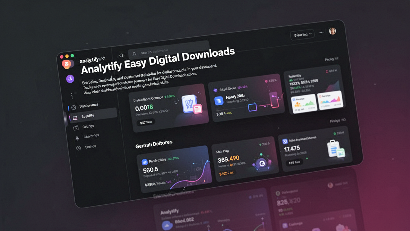 Preview of Analytify Easy Digital Downloads