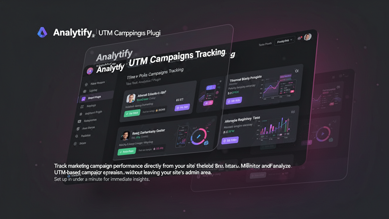 Preview of Analytify UTM Campaigns Tracking