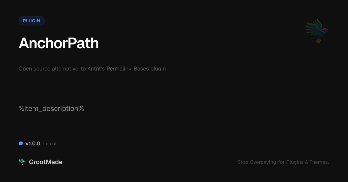 Preview of AnchorPath