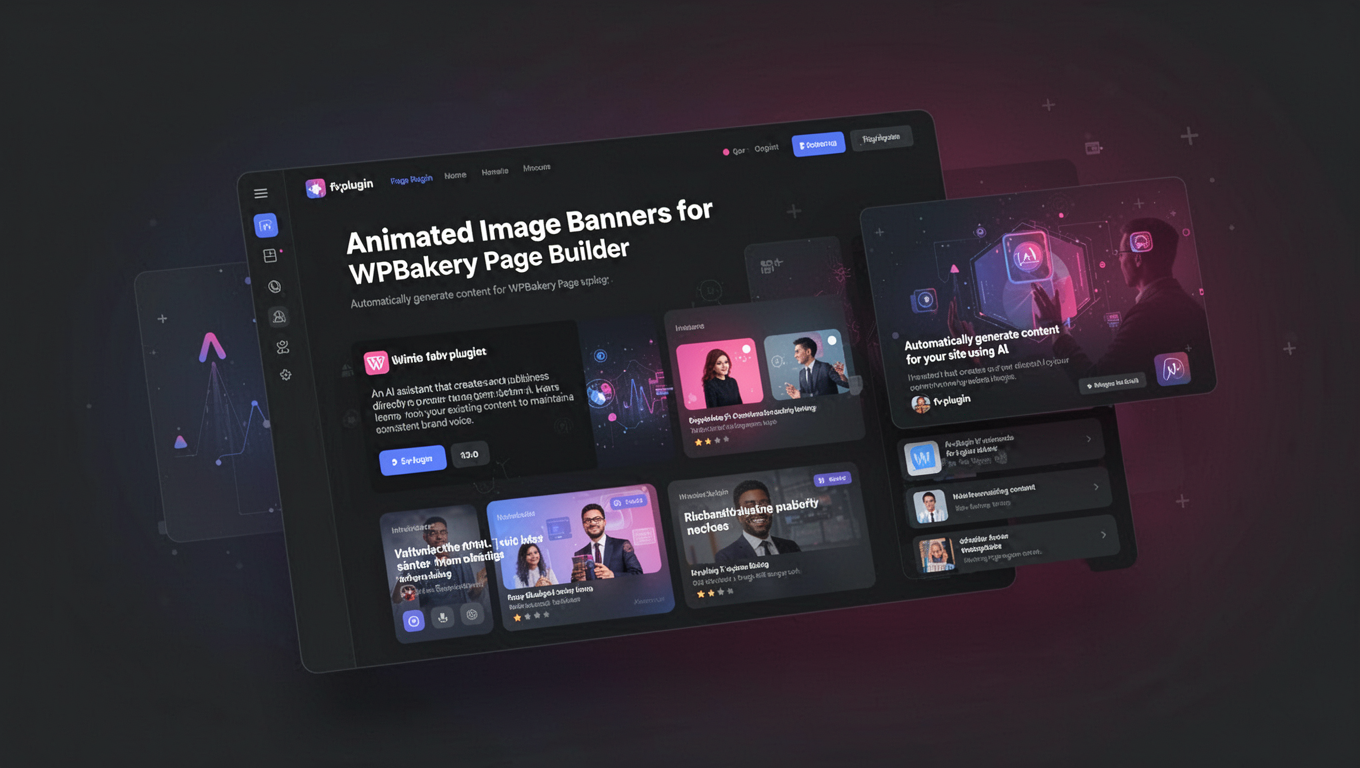 Preview of Animated Image Banners for WPBakery Page Builder